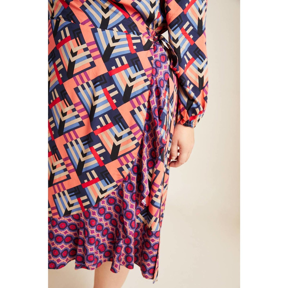 New Anthropologie Amity Wrap Dress by Porridge 1X_3